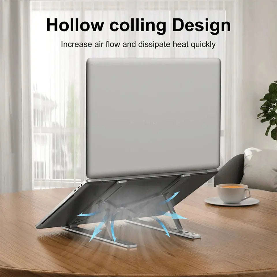 Cooling Laptop Stand – Anti-Heating Foldable Aluminum Adjustable - ZEERIK