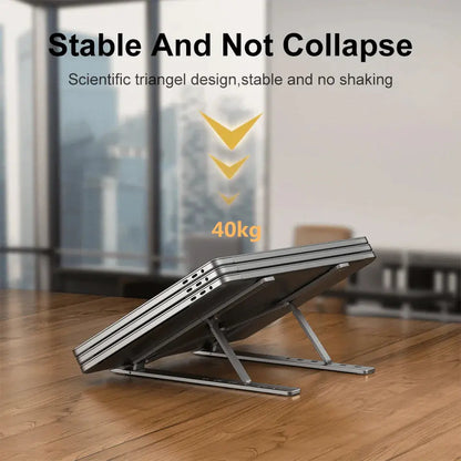 Cooling Laptop Stand – Anti-Heating Foldable Aluminum Adjustable - ZEERIK